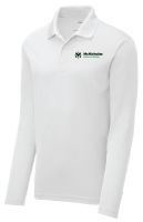 ST640LS-McNick Uniform Long Sleeve Polo - White